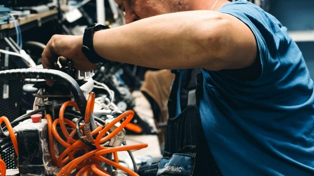 エアーコンプレッサーのメンテナンス