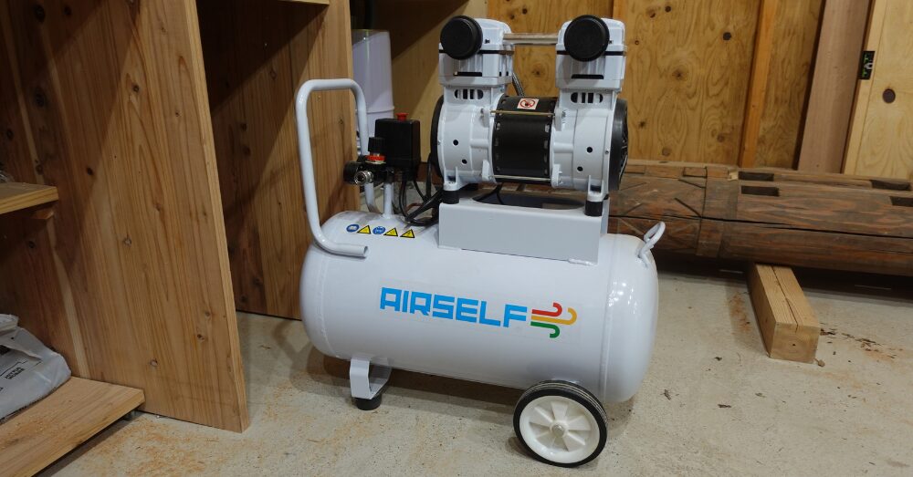 塗装用エアーコンプレッサーは何馬力必要か、おすすめのAIRSELF50Wモデル